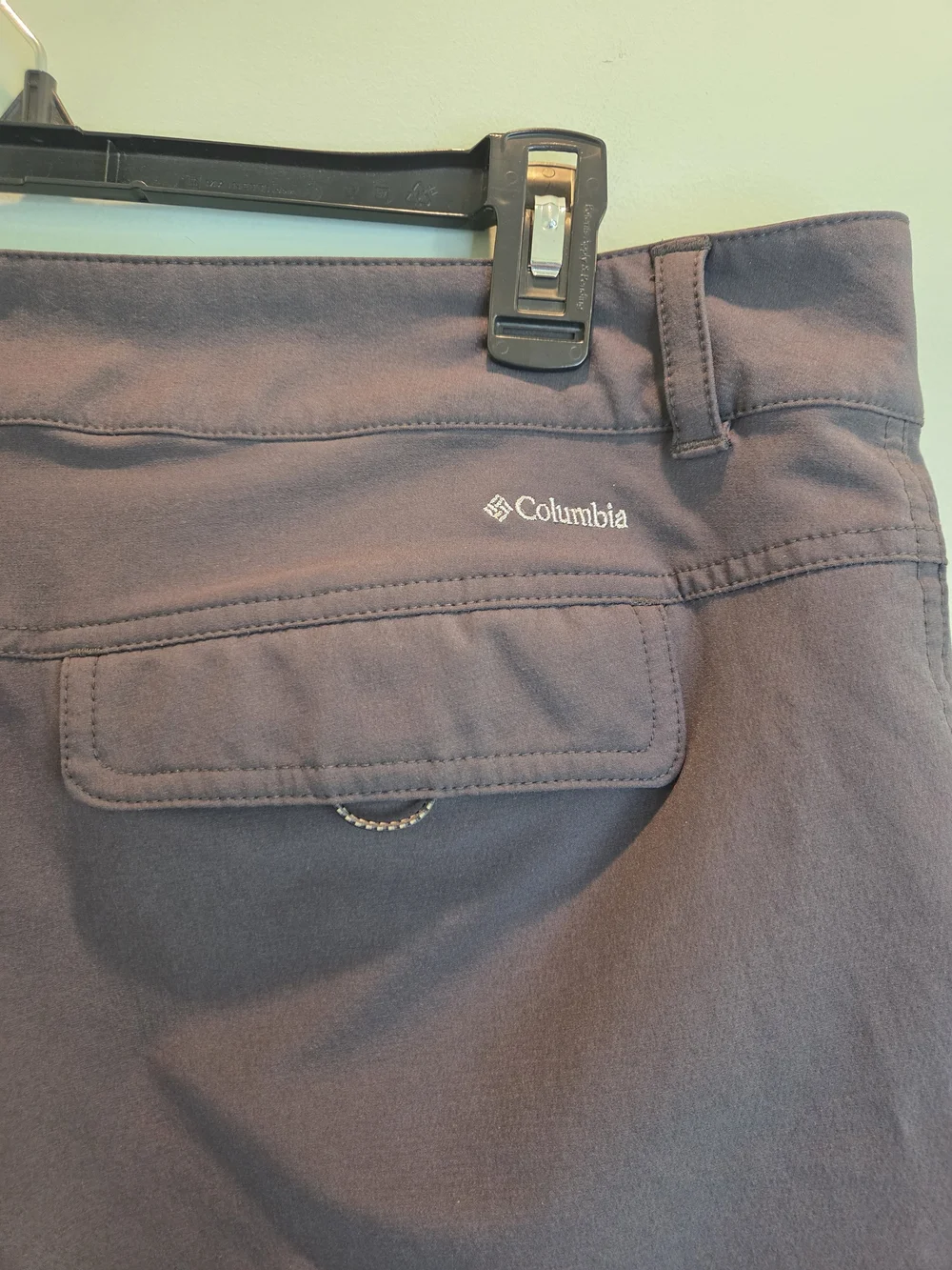 Columbia Saturday Trail II Women's 16 Cargo Capri Pants Dark Gray Omni-Shield - Picture 6 of 10